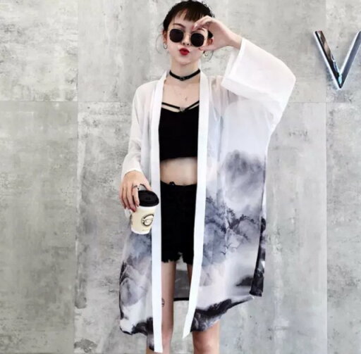 【予約商品】【期間限定DEALポイントバック15%】 水墨画 墨汁デザイン 法被 半纏 はんてん チーム ユニフォーム 団体 日本 japan ダンス 文化祭 舞台 祭り 生地 ハッピ 長半纏 半天 袢天 半被 鯉 お祭り衣装 大祭 祭禮 神輿 イベント ユニフォーム