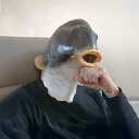 顔魚人 黒鯉 鯉 魚人 ーVer2ー コスプレ マスク 被り物 半魚人 かぶりもの 帽子 おもしろ グッズ アイテム 老若男女 万人受け フリーサイズ ハロウィ...