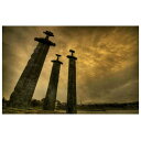 【期間限定DEALポイントバック15%】 【在庫限り】 ポスター 三本の剣 アンティーク デザイン インテリア おしゃれ 大人 デザイン クラシック レトロ 置...