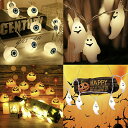 【期間限定DEALポイントバック15%】 照明 ハロウィン ハロウイン 飾り LED 電球 ライト 目玉orかぼちゃorゴースト イルミネーション 飾り付け ワ...