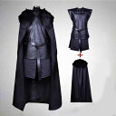 【期間限定DEALポイントバック15%】 コスプレ 暗黒騎士 戦士 マント レザー 鎧 衣装 漆黒 仮装 衣装 メンズ レディース ファッション 魔界 魔王 暴...