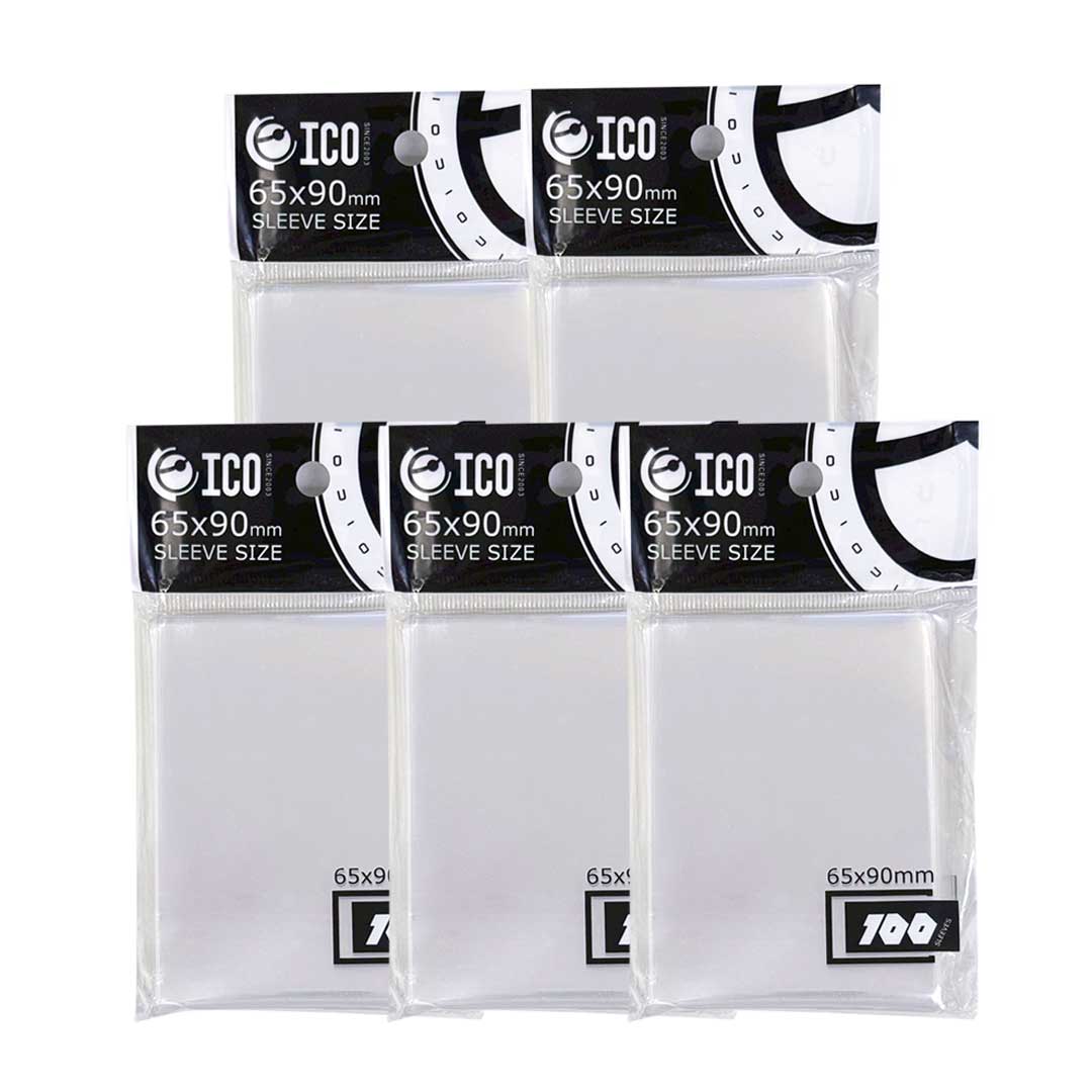 【期間限定DEALポイントバック15%】 カードスリーブ ポケカジャストサイズ 透明 100枚入り 5個セット クリア インナースリーブ ポケカ ポケモンカード...