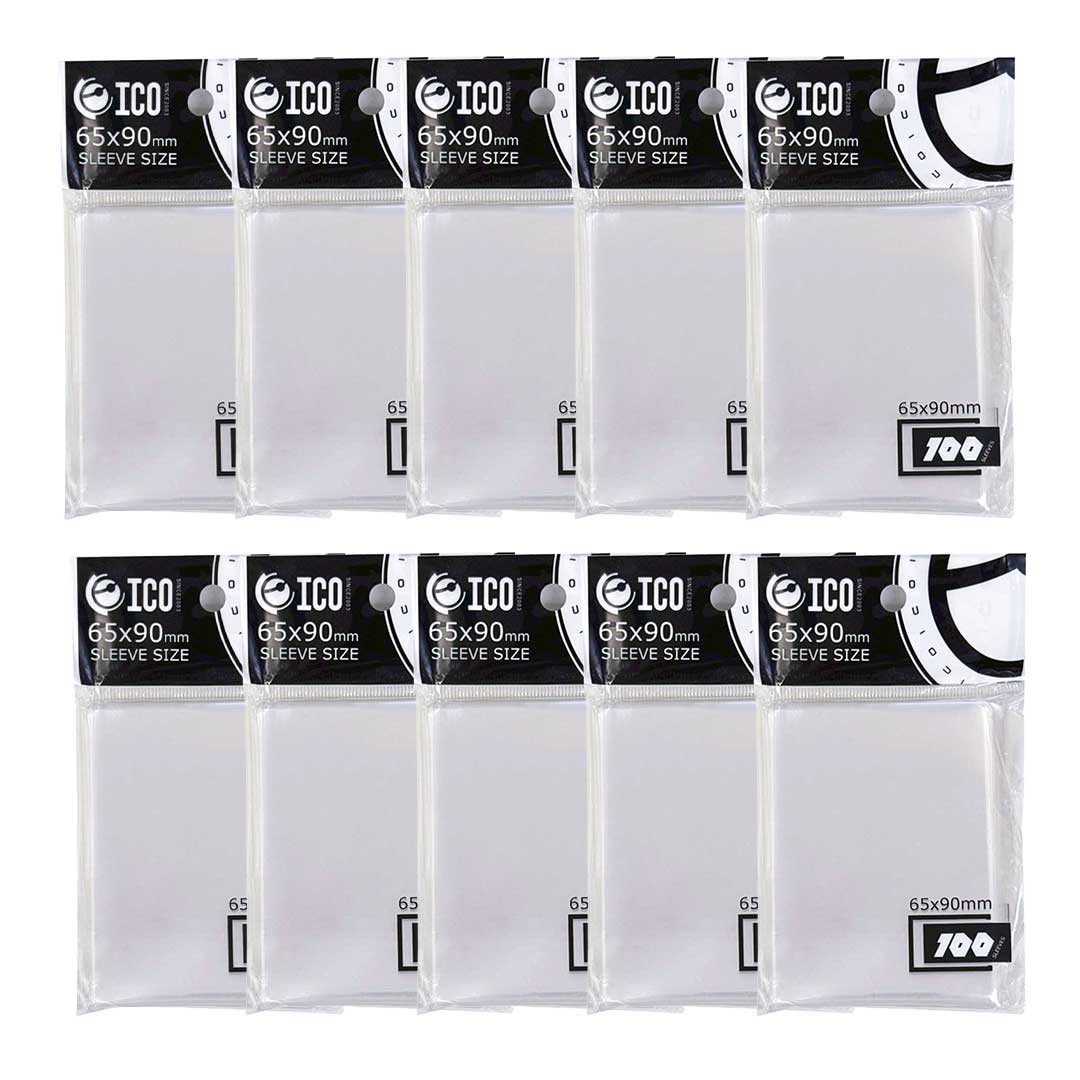 【期間限定DEALポイントバック15%】 カードスリーブ ポケカジャストサイズ 透明 100枚入り 10個セット クリア インナースリーブ ポケカ ポケモンカー...