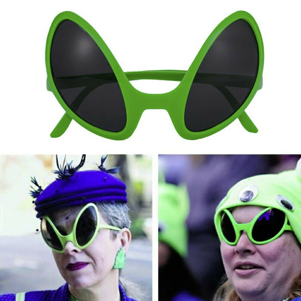 【期間限定DEALポイントバック15%】 サングラス エイリアン グリーン コスプレ メガネ 眼鏡 クリスマス ハロウィン 仮装 パーティーグッズ イベント用品...