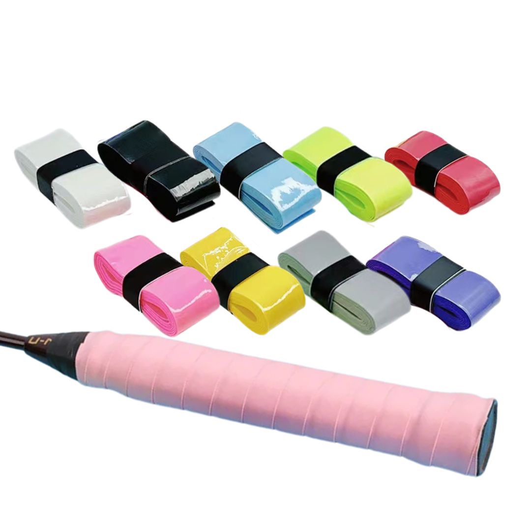 グリップテープ 1m 10本セット 全9カラー テニス バドミントン ゴルフ 釣り竿 ロッド グリップ 滑り止め 吸汗 防滑 クッション テープ まとめ買い ス...
