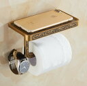 【期間限定DEALポイントバック15%】 【在庫限り】 エレガント トイレットペーパー ホルダー アンティーク ブロンズ おしゃれ ペーパー ホルダー 棚 トイ...