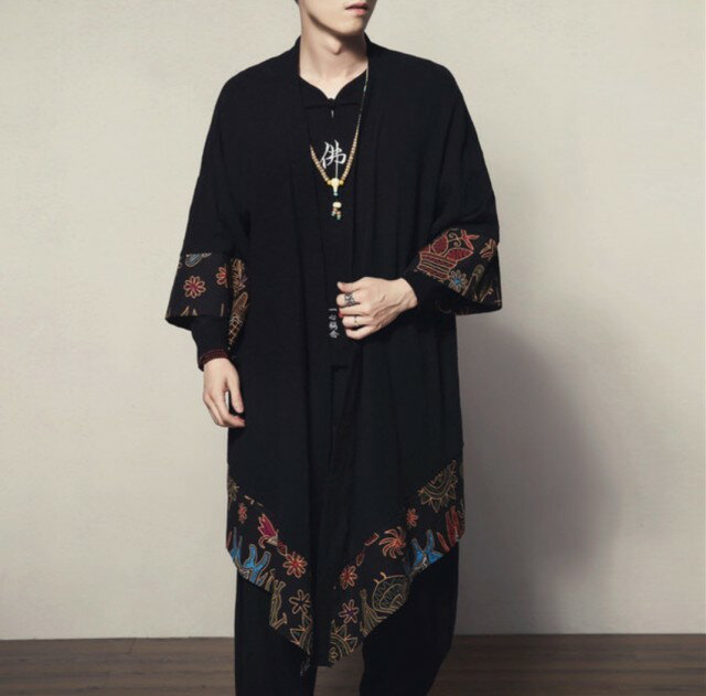 【期間限定DEALポイントバック15％】 鳥　民族　法被 半纏 はんてん ハッピ 長半纏 半天 袢天 半被 鯉 お祭り衣装 大祭 祭禮 神輿 イベント ユニフォーム カーディガン