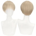 【在庫限り】【期間限定DEALポイントバック15%】 ウィッグ イケメン 前髪あり 襟足あり 選べる3カラー フルウィッグ ネット付き ヘア 自然 軽量 小顔効...