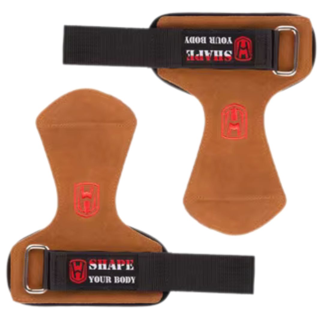 【在庫限り】ウェイトグローブ グローブ 両手用 ジム ブラウン スポーツ 滑り止め 柔らかい 牛革 吸汗 快適 動きやすい リストストラップ付き 筋トレ フィッ...