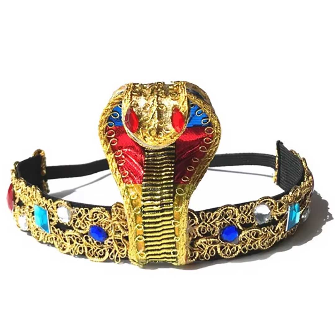 コスプレ キングコブラヘアバンド ゴールド エジプト風 スネークコスプレヘッドバンド ヘアバンド ヘッドバンド パーティー ハロウィン コスチューム 衣装 アク...