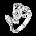 【在庫限り】【期間限定DEALポイントバック15%】 リング ポップなドラゴン 指輪 龍 竜 シルバーアクセサリー ヒップホップ アクセサリー ジュエリー ジュ...
