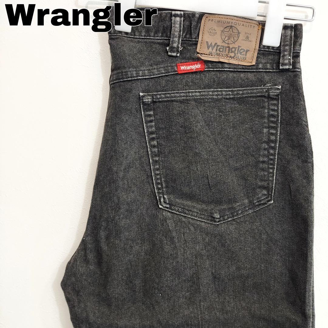 【中古】Wrangler ラングラー W36 ブラックデニム ボトム 黒 13514 ユーズド USED 中古 レトロ メンズ レディース 一点物 アメカジ 古着
