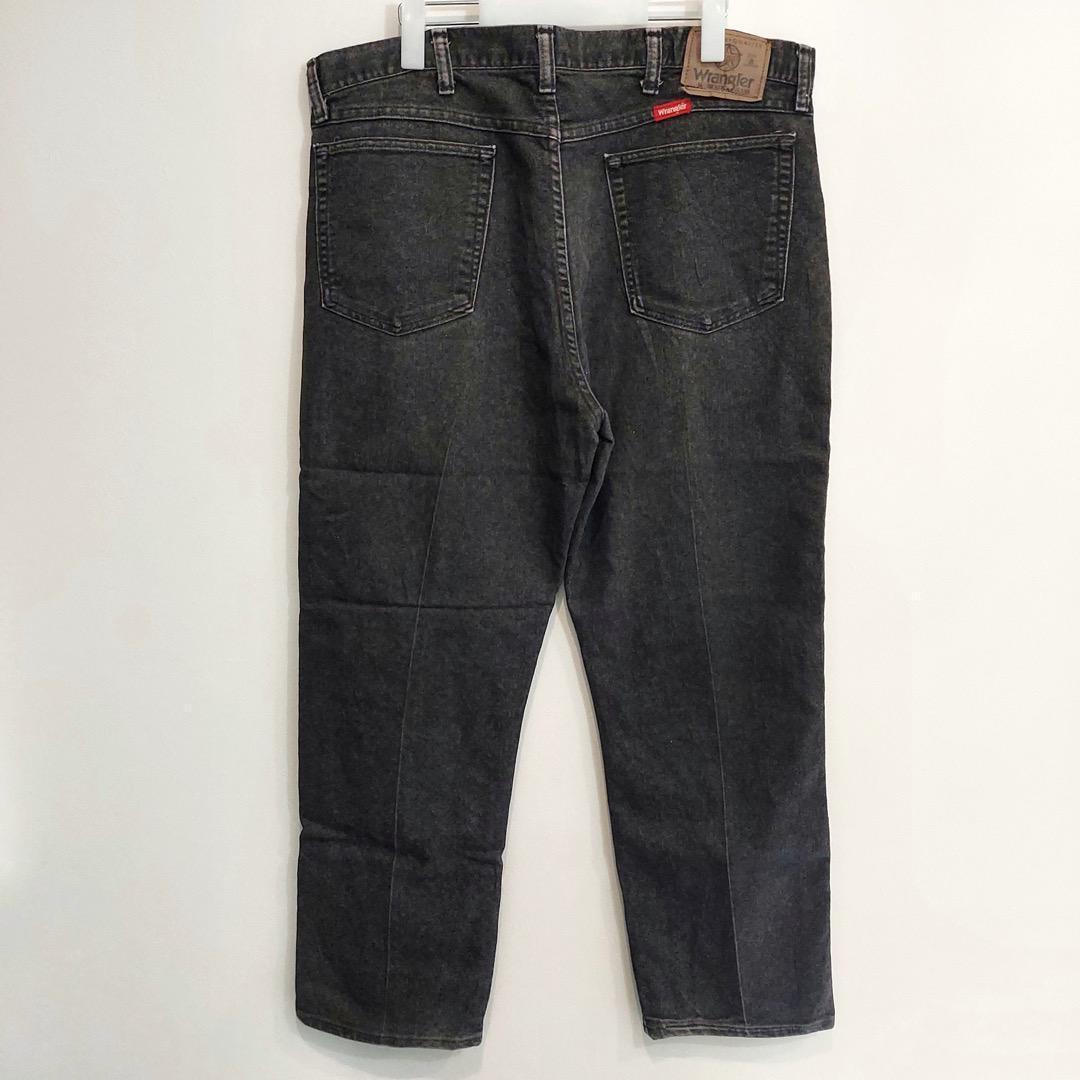 【中古】Wrangler ラングラー W36 ブラックデニム ボトム 黒 13514 ユーズド USED 中古 レトロ メンズ レディース 一点物 アメカジ 古着