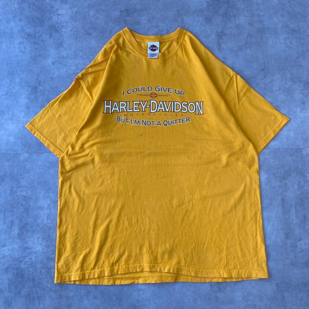 【ハーレーダビッドソン】Tシャツ 前後プリント ビッグサイズ イエロー 3XL 楽天市場】ハーレーダビッドソン Tシャツ(カラーイエロー)の通販