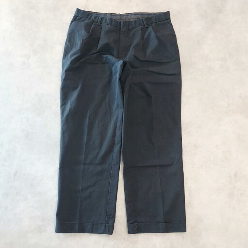 【中古】ドッカーズ W36 チノパン スラックス ボトム 00s 古着 黒 14218 ユーズド USED 中古 レトロ メンズ レディース 一点物 アメカジ 古着