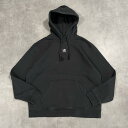 【中古】adidas アディダス パーカー トレフォイル刺繍センター 黒 M 12002 ユーズド USED 中古 レトロ メンズ レディース 一点物 アメカジ 古着(4)
