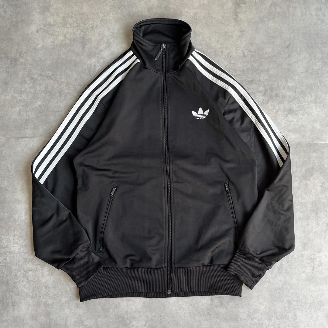 【中古】アディダス トラックジャケット ファイヤーバード 古着 刺繍 黒 M 16109 ユーズド USED 中古 レトロ メンズ レディース 一点物 アメカジ 古着(4)