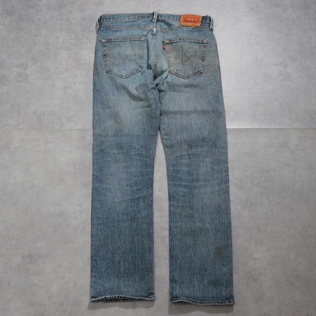 【中古】リーバイス501 Levis W31 ブルーデニム 青 ヒゲ 古着 16046 ユーズド USED 中古 レトロ メンズ レディース 一点物 アメカジ 古着