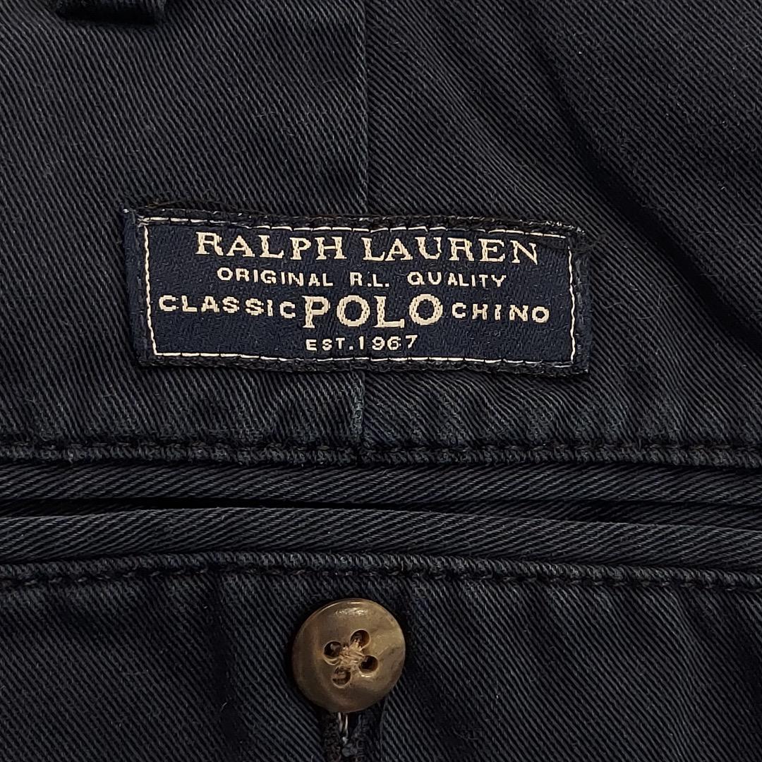【中古】ポロバイラルフローレン W36 ポロチノ チノパン アンドリュー 紺 16661 ユーズド USED 中古 レトロ メンズ レディース 一点物 アメカジ 古着