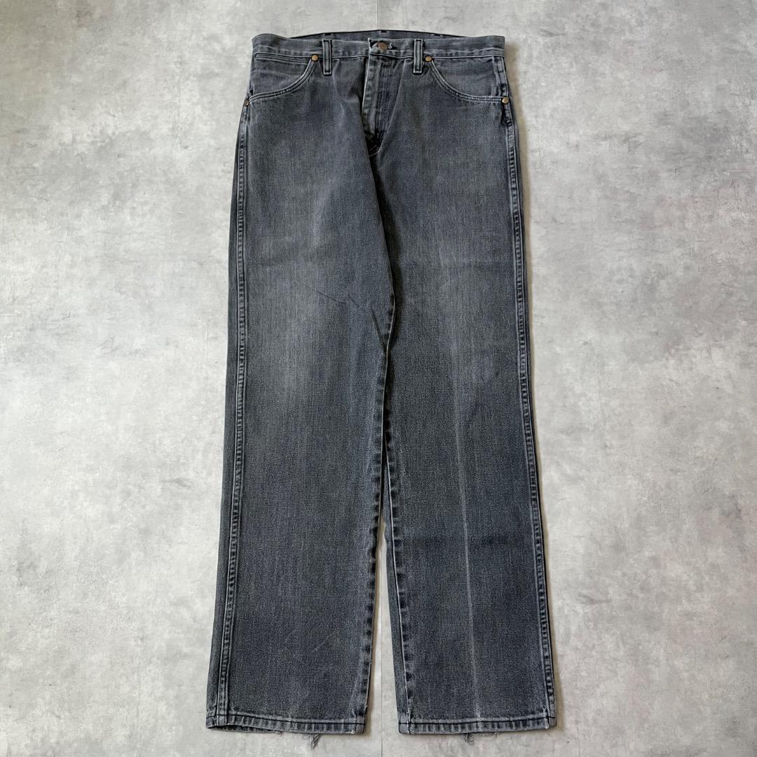 【中古】Wrangler ラングラー W33 ブラック デニム 90s 黒 16361 ユーズド USED 中古 レトロ メンズ レディース 一点物 アメカジ 古着