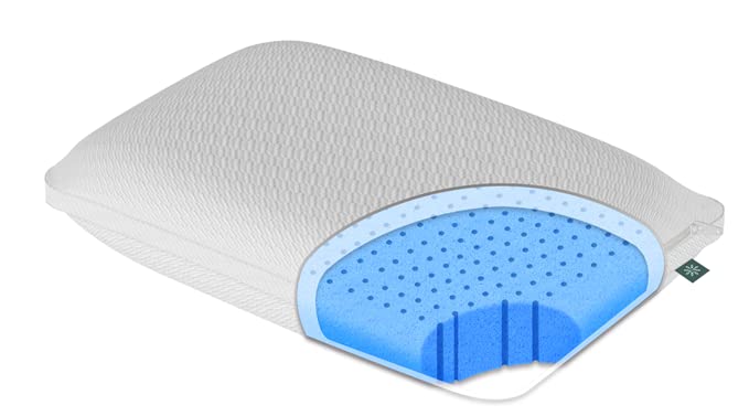 Zinus 低反発 ジェルメモリーフォームピロー 枕 抗菌加工 ホワイト 40 × 60 × 15cm | PPAAT4 スタンダ..