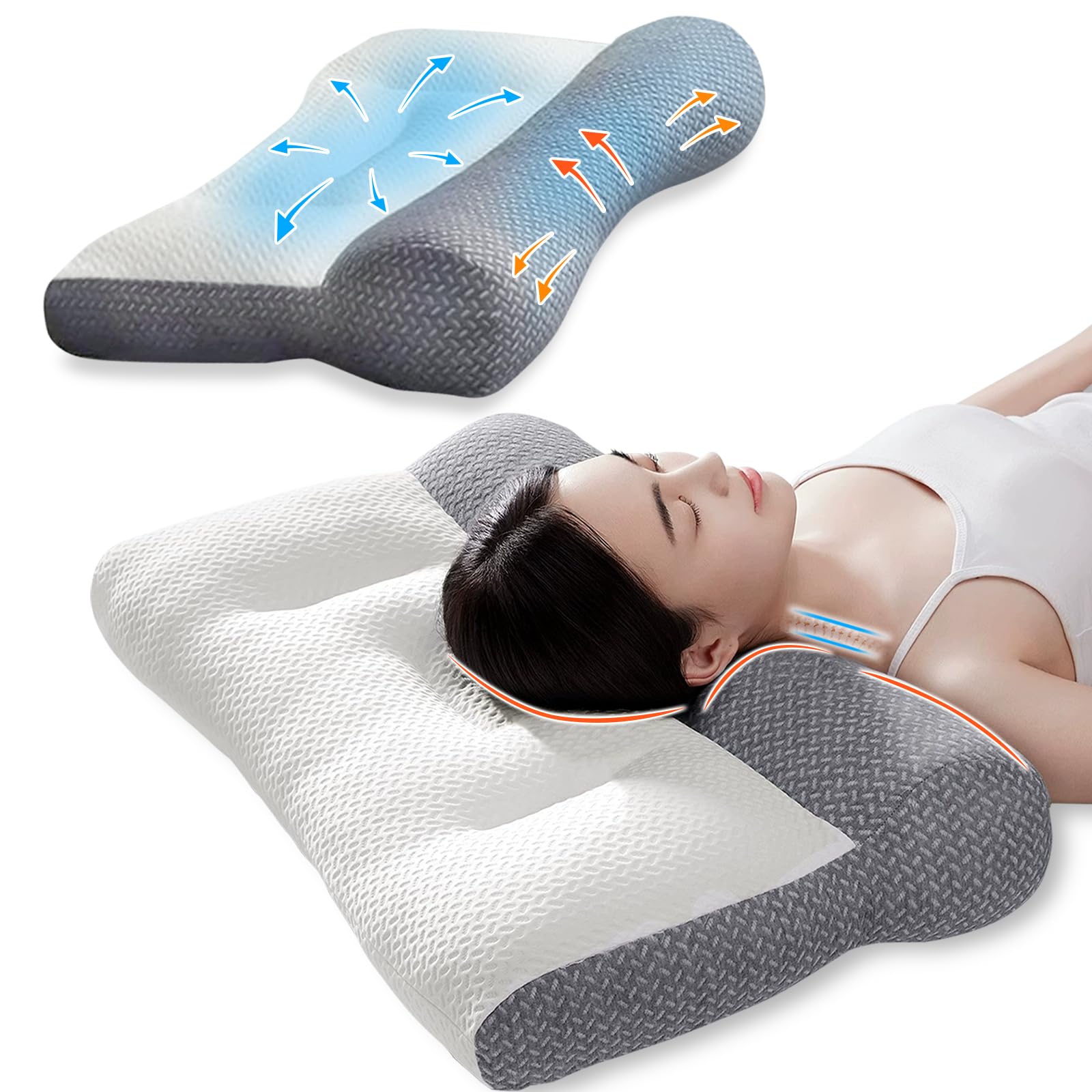 Moledro 枕 マクラ 首が痛くならない【2025革新・豆蛋白繊維】 安眠枕 快眠枕 ピロー 寝返りやすい 低..