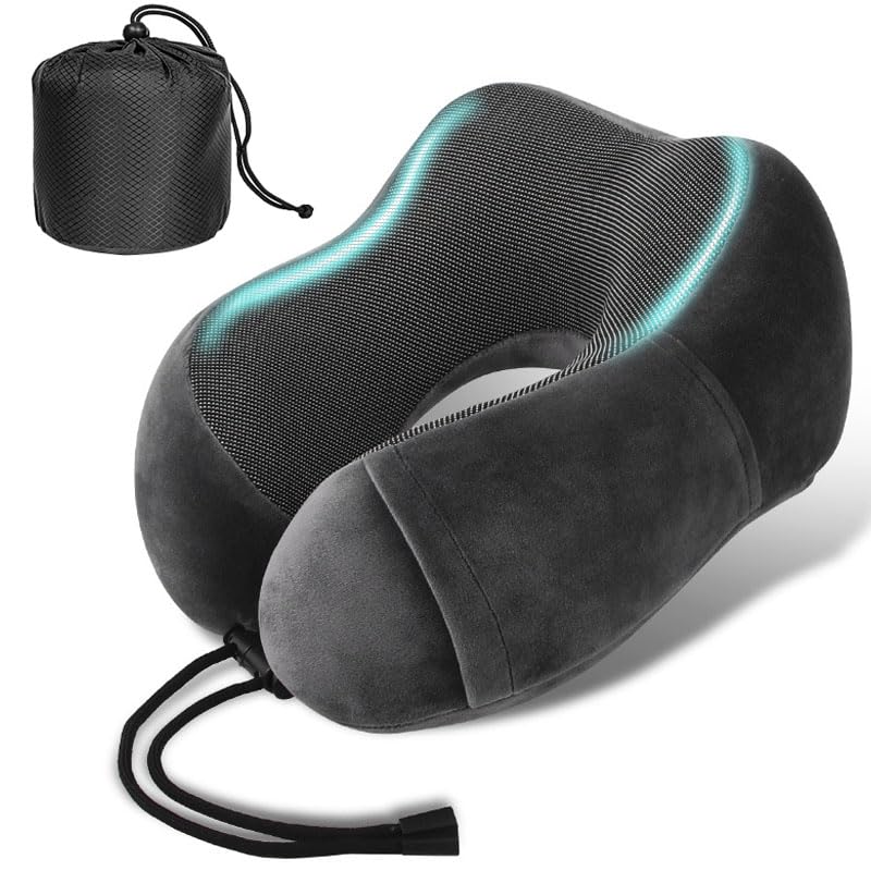 ネックピロー U型 旅行用枕 飛行機 首枕 携帯枕 快適グッズ ヘッドサポートソフト枕 低反発 ネックピロ..