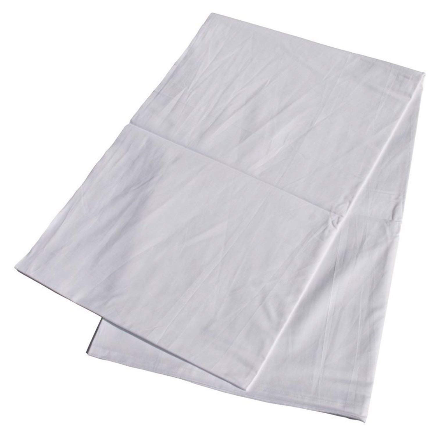 三露産業株式会社 業務用 フラットシーツ (小分け売り) 敷布団用 綿100% シングルサイズ ホワイト (150..