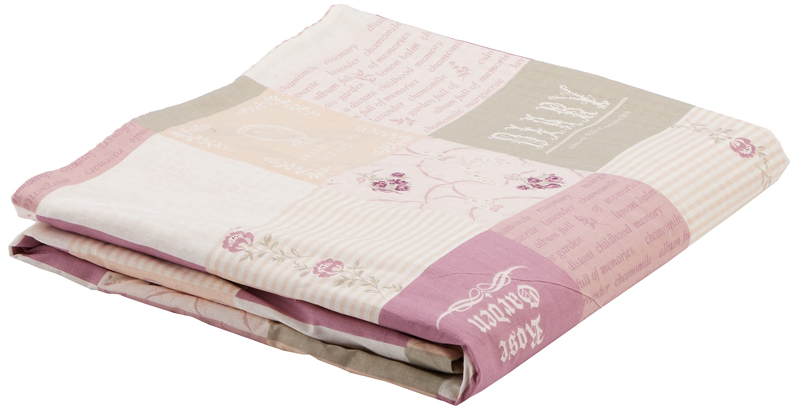 メリーナイト 綿100% 掛布団カバー 「ハイデン」 ピンク シングルロング 約150×210cm ロマンティック パッチワーク プリント 洗える 清..