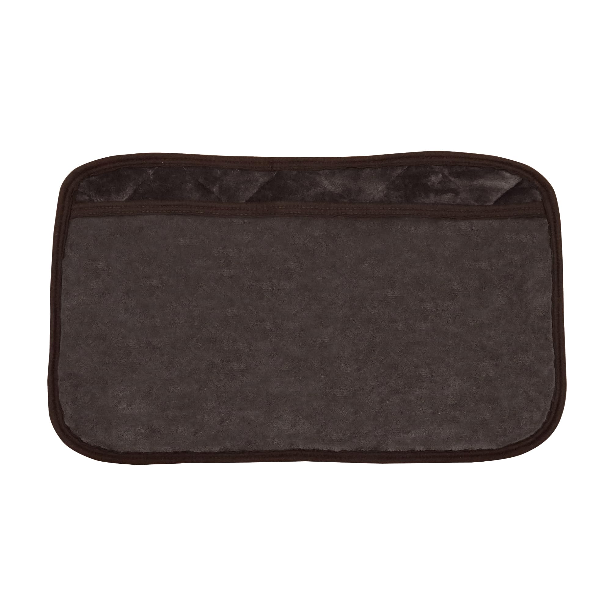 ファイン 吸湿 発熱 ぽかぽか 足用 敷パッド 防寒 冬 冷え対策 電源不要 デスク下 （ブラウン） FIN-1105