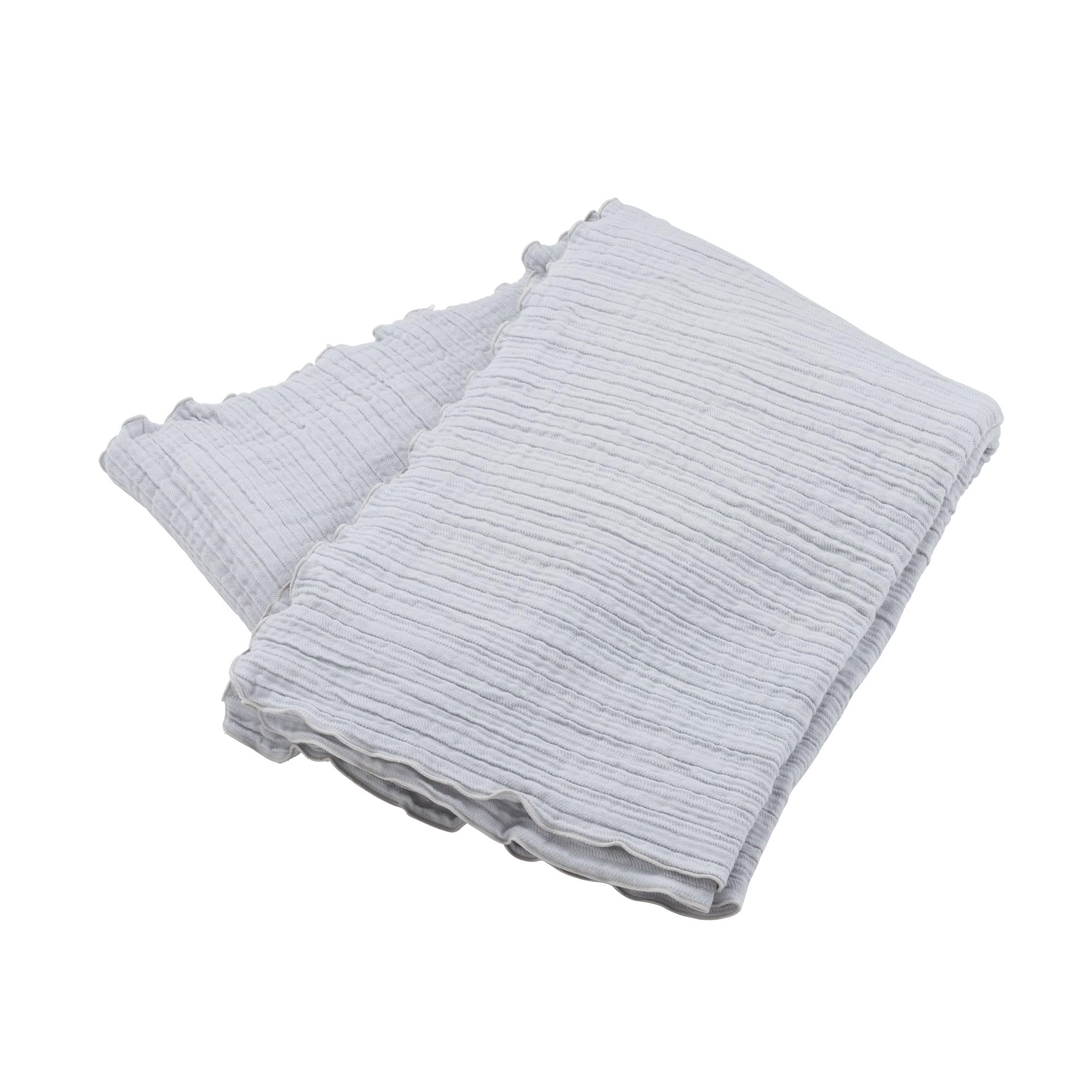 こうやブランケット ガーゼケット フワケット 綿100% 日本製 ライトグレー シングルサイズ fuwa-ket02