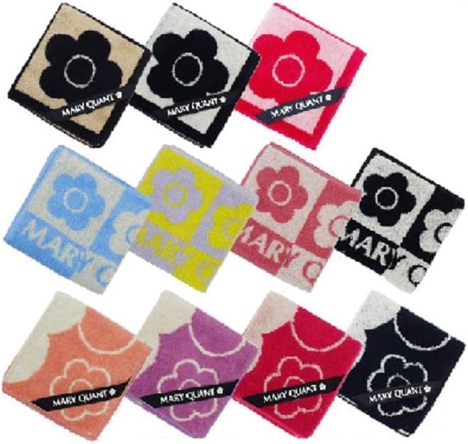 [Ginza Bivi Jos selection] マリークワント MARY QUANT(マリクワ)(マリークアント) タオルハンカチ アソート3枚 ハンドタオル タオル ハンカチ