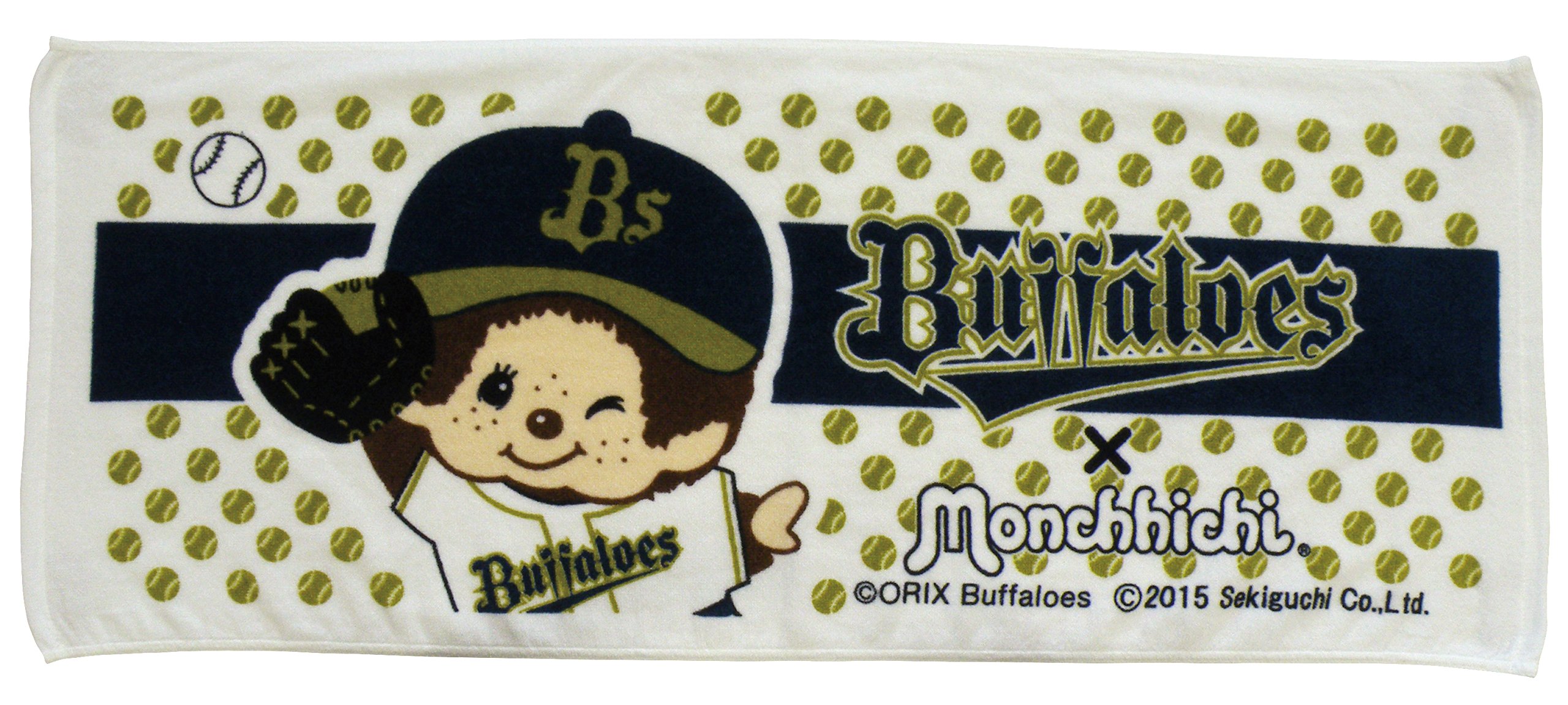 セントレディス(St.Lady's) モンチッチ×球団コラボ フェイスタオル オリックス・バファローズ