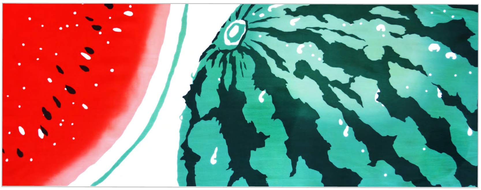 戸田屋商店 梨園染 手ぬぐい 細川染 スイカ 1325