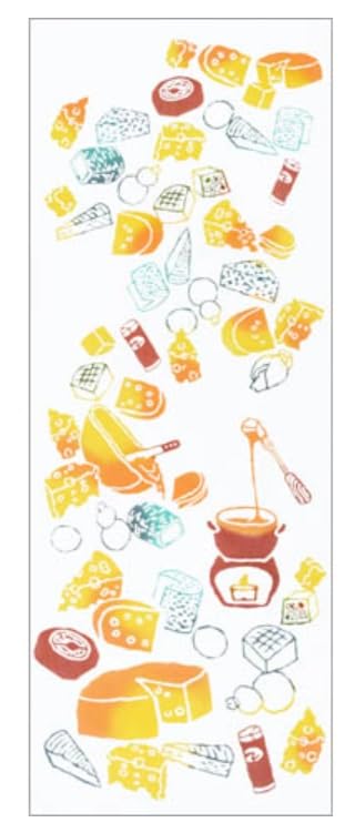 戸田屋商店 梨園染 手ぬぐい はい、チーズ 1523