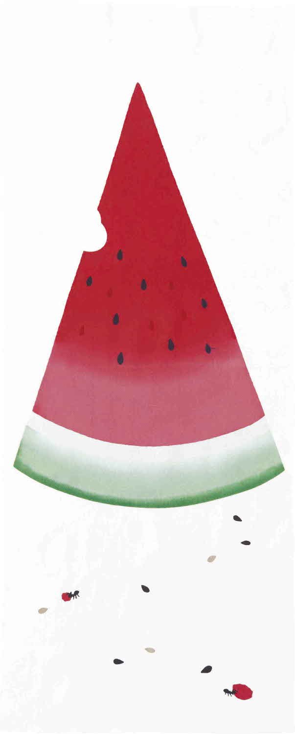 kenema手ぬぐい 食べ物 薫るスイカ