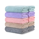 フェイスタオル マイクロファイバー タオルセット 高速吸水 乾きやすい 耐久性 無地 毛羽落ち少ない ギフト 75×35cm 10枚セット タオル (5色)
