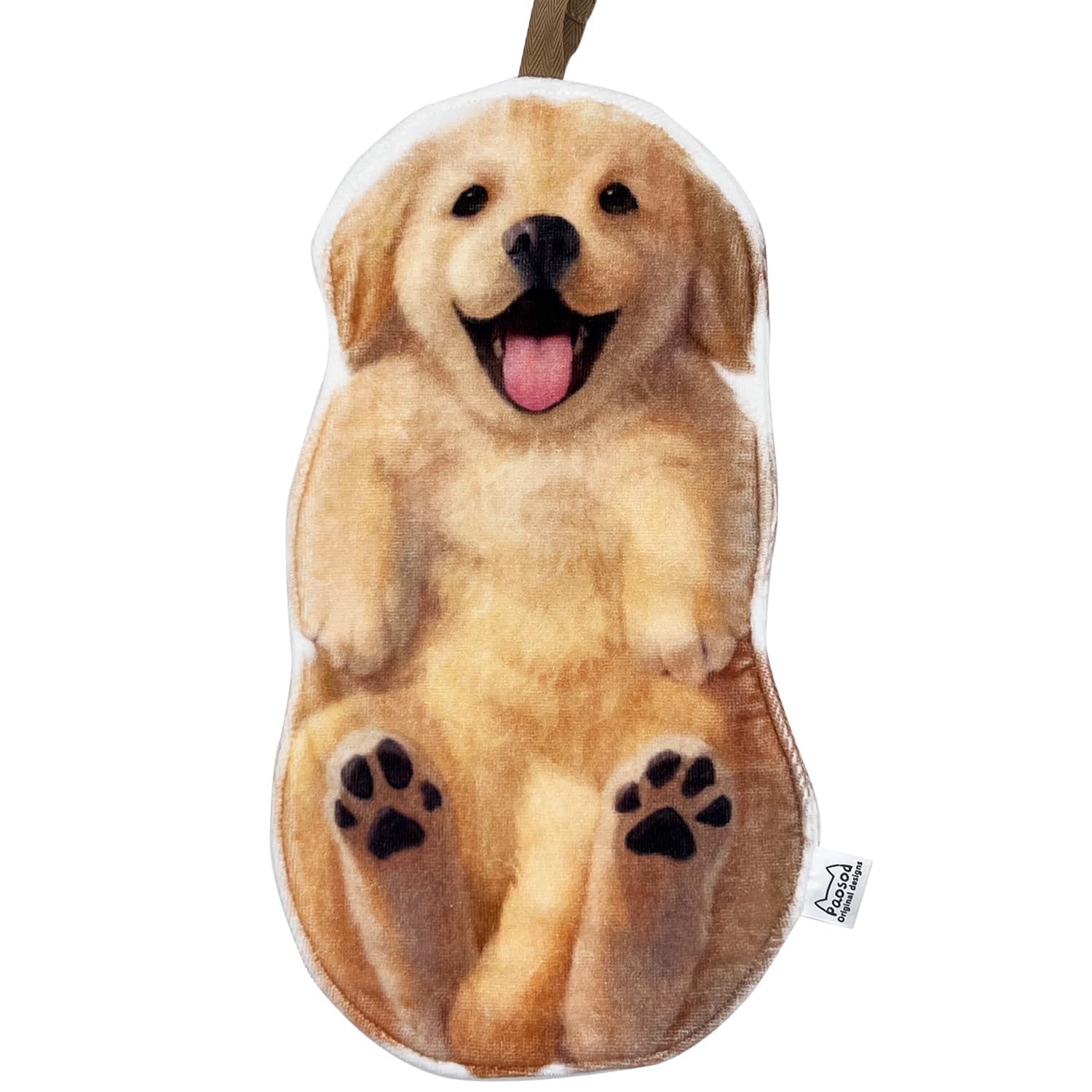 犬 ハンドタオル バスルーム キッチン フェイスタオル 吸収性 ソフト かわいい 犬好き バレンタイン 母の日 誕生日 ギフトゴールデン・レトリーバー