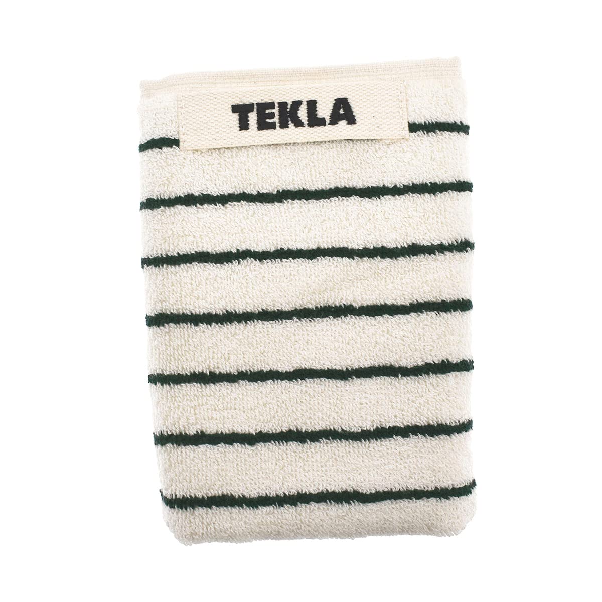[テクラ]フェイスタオル TERRY TOWELS SRIPED グリーン RACING GREEN TT-RG 30×30 [並行輸入品]