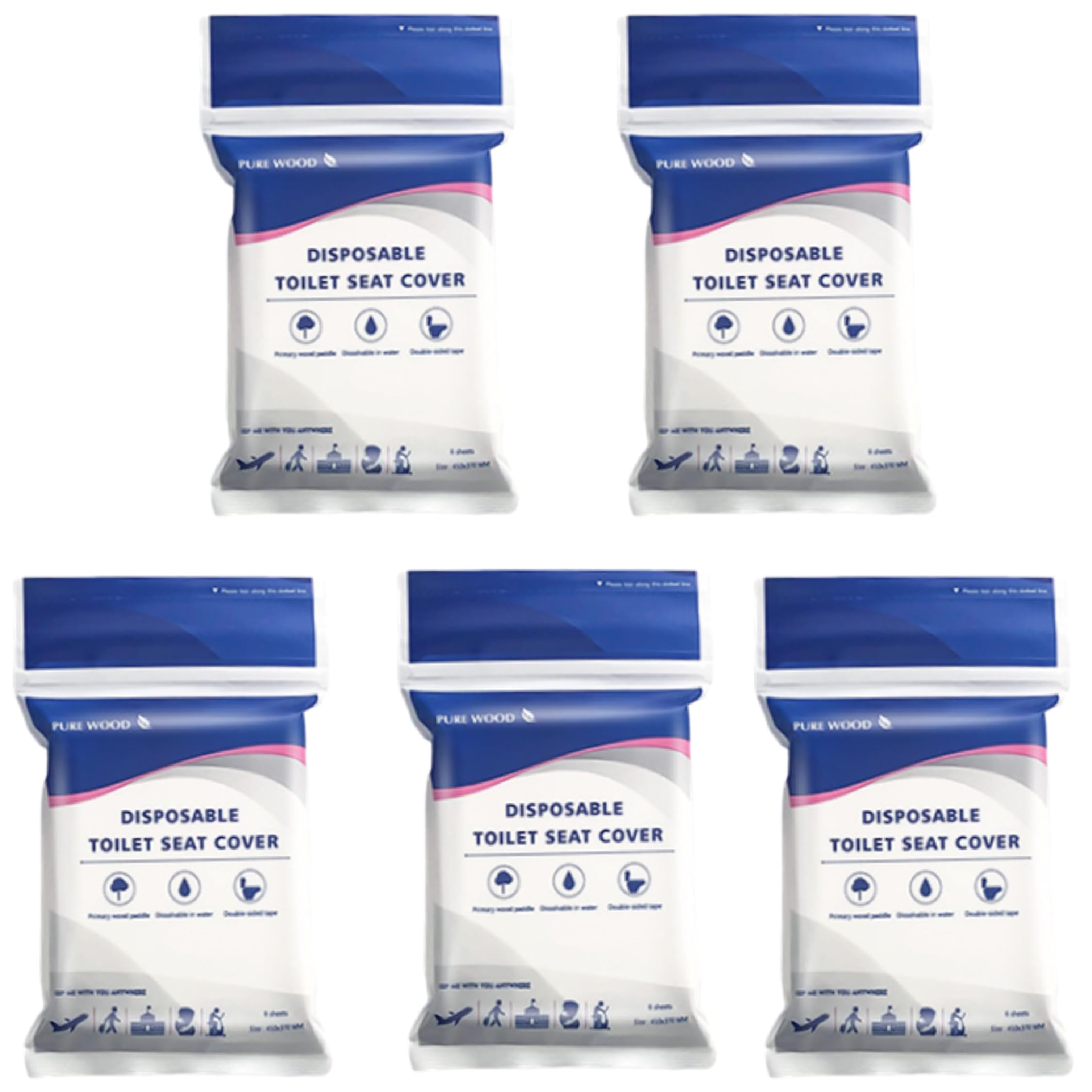 Sugarello 便座シート 使い捨て 携帯便座シート 使い捨て便座カバー トイレシート 便座カバー ずれ止め..