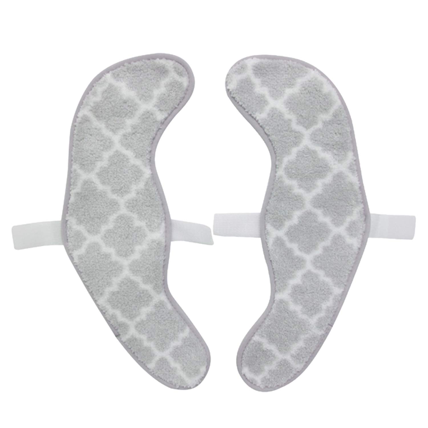 カキウチ 便座カバー グレー 縦40.5×横13cm ふんわリッチ モロッカン トイレ カバー O型 U型 洗浄暖房..