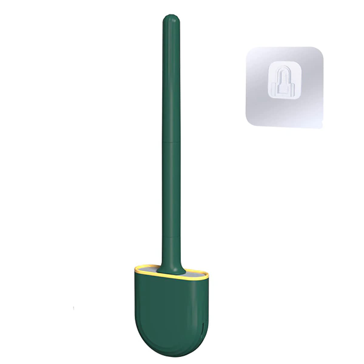 SC RACING トイレブラシ シリコン 便器 掃除 ブラシ グリーン