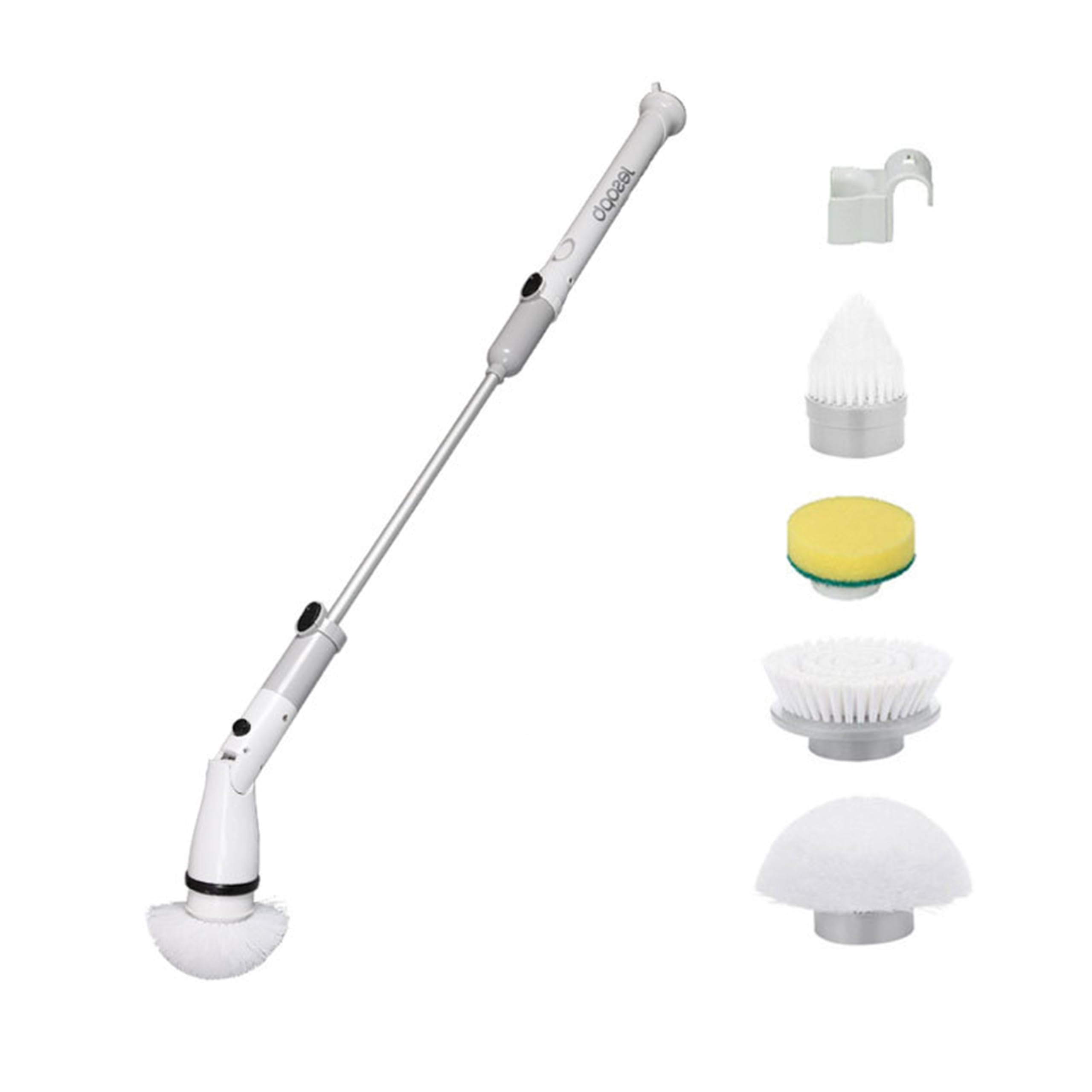 デジタルランド 清掃ブラシ 浴室清掃 コードレス式ポリッシャー ロングブラシ USB充電式 DL-230817