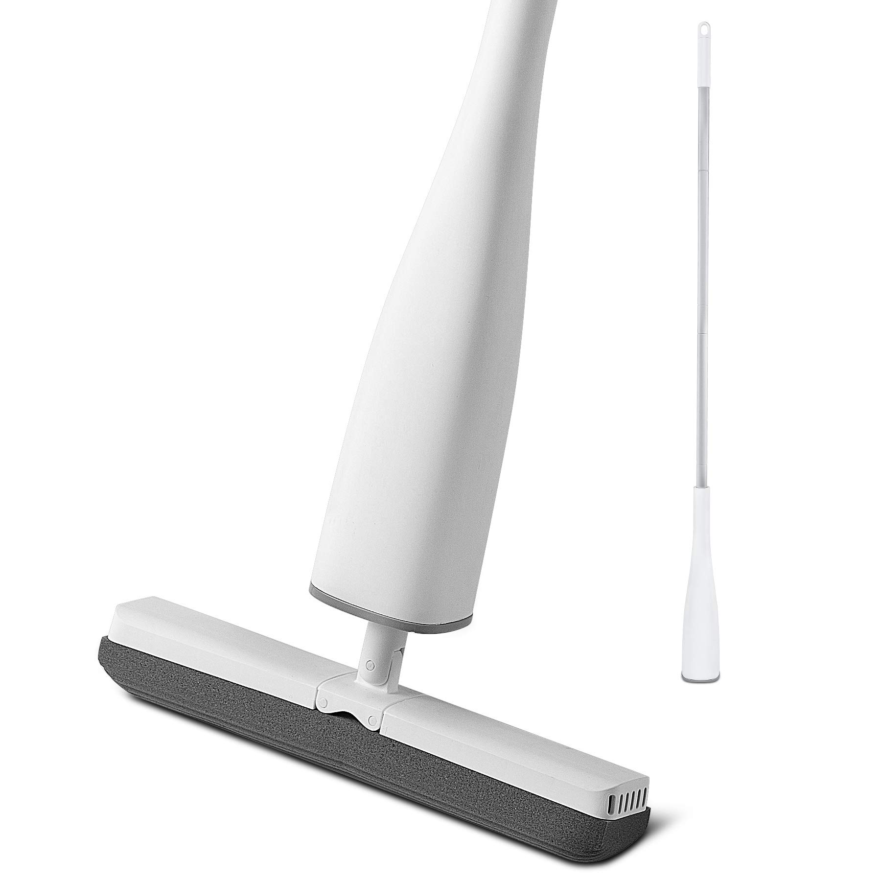 CLEANHOME スポンジモップ フロアモップ フローリング フロアワイパー 吸水モップ 絞り器付き フラット..