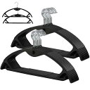 Artifi ハンガー かたくずれ防止 すべらない 20本組 跡がつかない 連結フック付き スーツハンガー 洗濯物干し 360度回転 多機能ハンガー スリム 収...