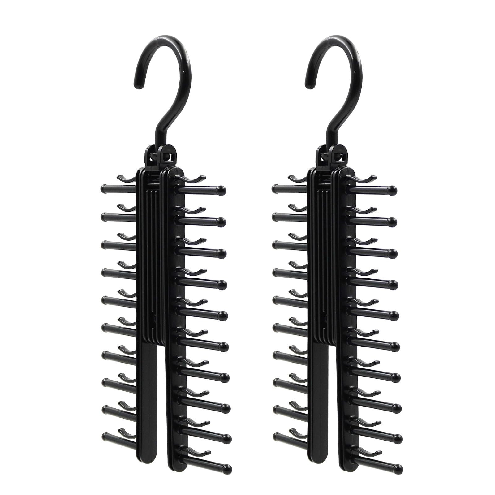 シンコハンガー(Shinkohanger) F-Fit ネクタイハンガークロス 2個セット ブラック 日本製 ラック ズボン 洗濯 タオル スラックス バスタオル 頑丈 かたくずれ防止 物干し スカート パンツ 押し入