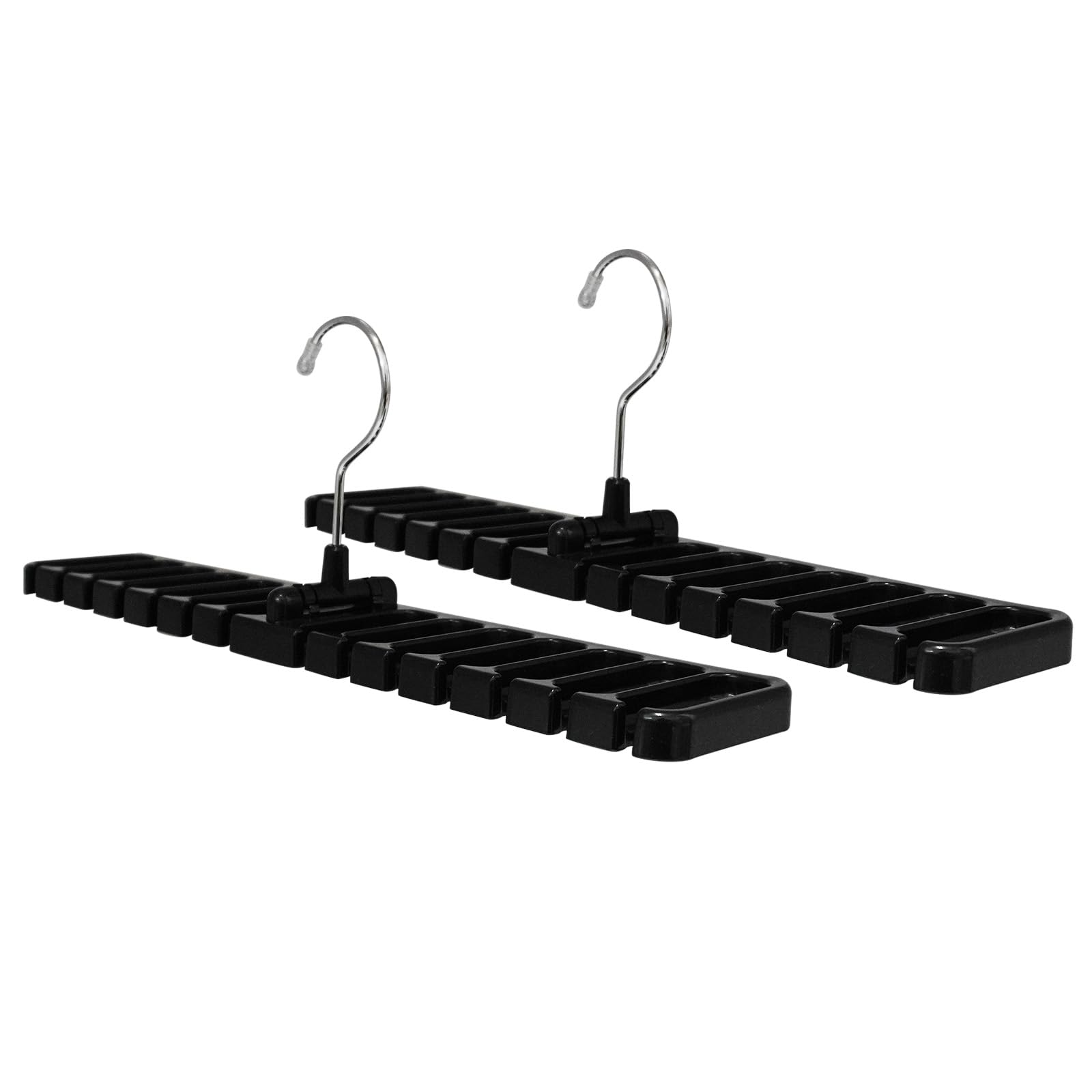 シンコハンガー(Shinkohanger) ベルト用ハンガー F-Fit ベルト14 2個セット ブラック 日本製 ラック ズボン 洗濯 タオル スラックス バスタオル ネクタイ 頑丈 かたくずれ防止 物干し スカート パ