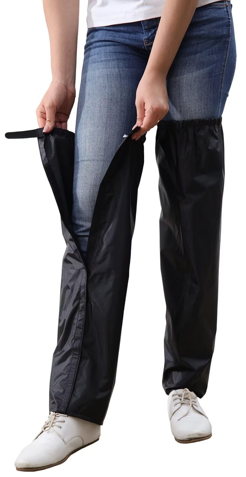 [HeiDiga] 自転車 レインコート 撥水 防汚 レインレッグカバー レディース 快適フィット 足カバー 豪雨..