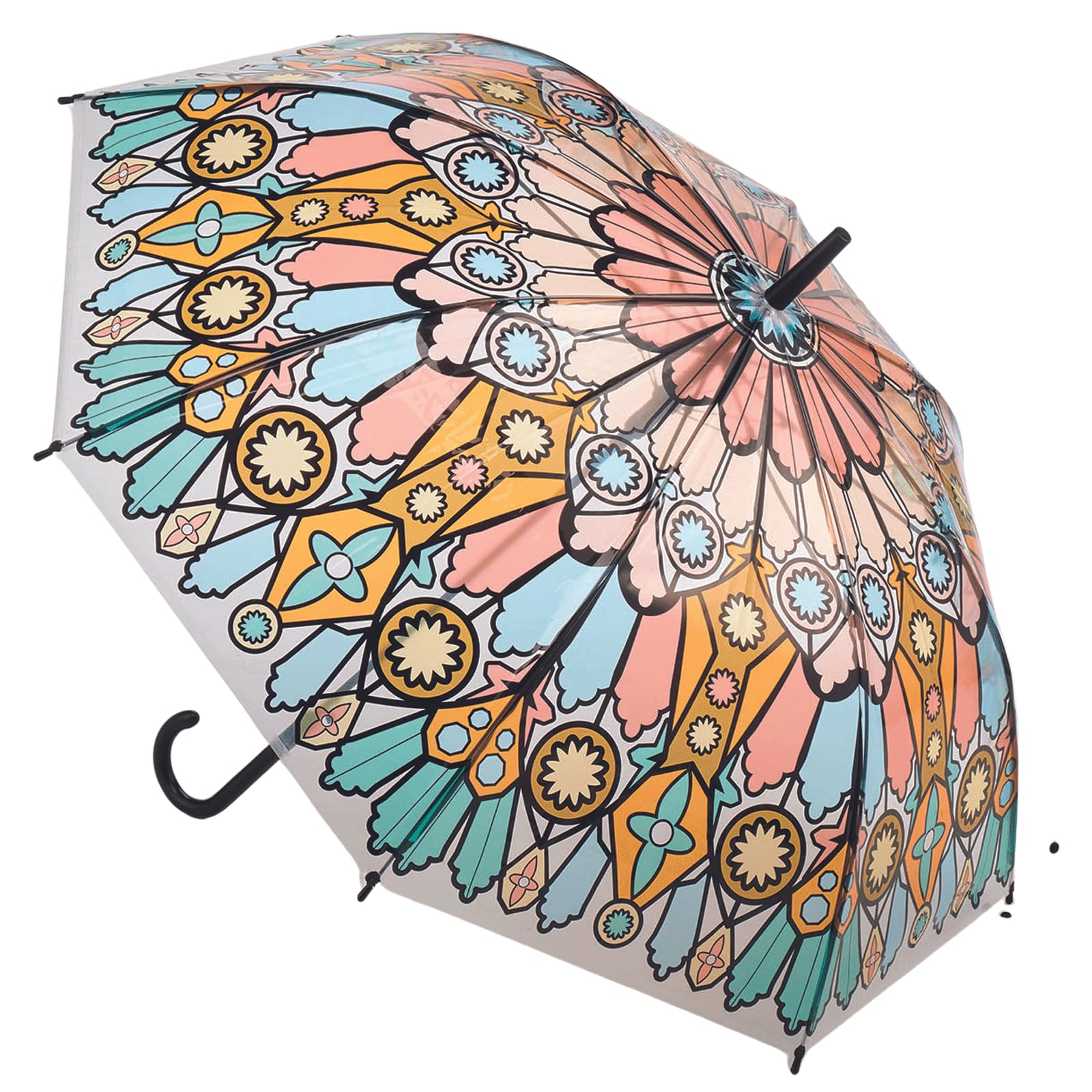 ローズ産業(Ro-zu Sangyou) レディース傘 影まで映える アートアンブレラ ステンドグラス グラスファイ..