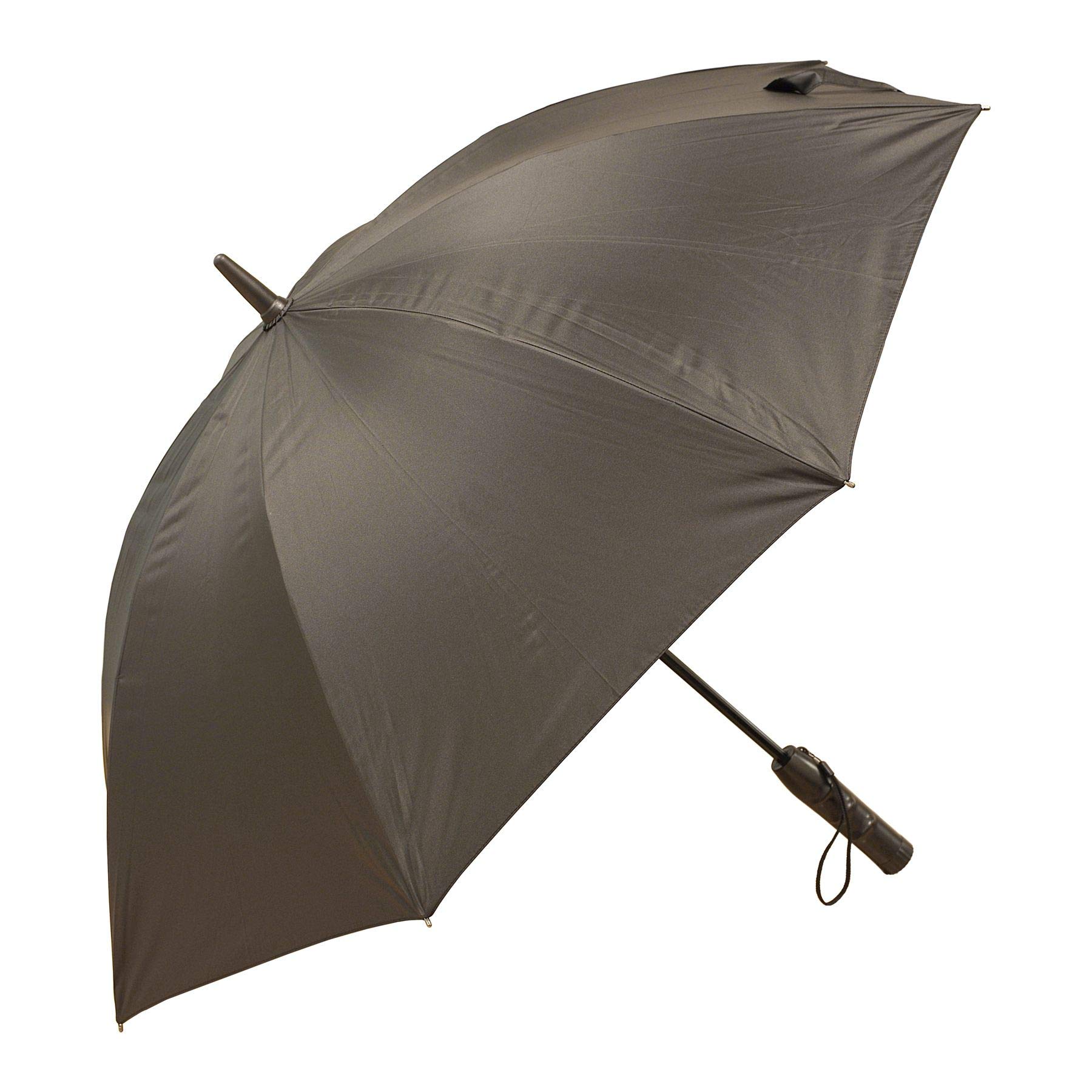 SPICE OF LIFE(スパイス) 扇風機付き 日傘 ファンファン パラソル ブラック 60cm ブラックコーティング..